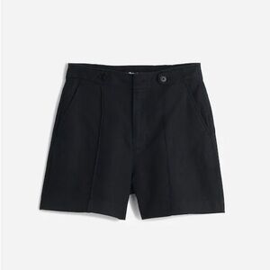 Madewell Black Linen Shorts